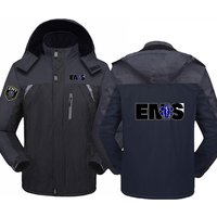 2026 EMT Emergency Ambulance EMS Print Herbst und Winter Herren Neue Mode Verdickte Bequeme Warme Windjacke