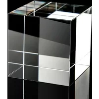 K9 crystal glass cubes, artificial crystal creative photo prism transparent, crystal desktop ornaments