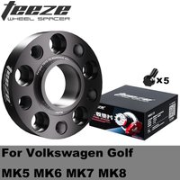 Teeze For Volkswagen Golf MK5 MK6 MK7 MK8 2003-2025 PCD 5x112 CB 57.1 M14x1.5 Forged Aluminum Wheel Spacers Hub Adapter 1Piece