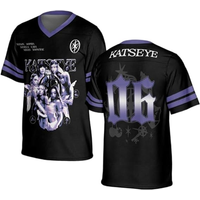 Katseye Beautiful Chaos Football Jersey Gnarly Gabriela Concert Top Katseye World Tour Fan Merch Unisex