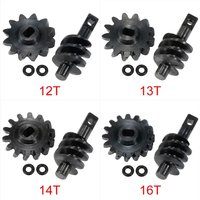 Hardened Steel Overdrive Worm Screw Worm Gear 12T 13T 14T 16T for 1/24 RC Crawler Axial SCX24 Diff Axle Optional Upgrade Parts