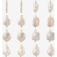3pcs French Style Real Natural Shell Pearls Charms For Jewelry Making Supplies Irregular Geometric Pendant Handmade Earring Gift