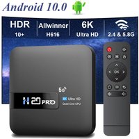 Hongtop h20pro smart tv box wifi6 android 10 6k 4k 3d media player tv box android 2,4g & 5g wifi sehr schnell 1080p set top box