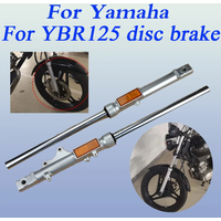 Front Fork Suspension Bars Shock Absorber with Reflective Sheet for Yamaha YBR 125 YBR125 Motorcycle Accessories Disc Brake