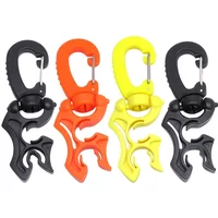 Scubas Diving Double Hose Holder Clip, Diving Double BCD Hose Holder Clip Regulator Retainer Buckle Hook for Snorkeling