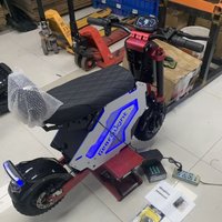 72V10000w 15000w Powerful Seated Electric Scooter Removable Battery Dual Drive 50ah Battery Long Range 100-150km Molo 5 Escooter