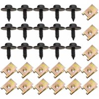 For BMW E21 E30 E46 E90 E91 E92 E93 F11 F30 F31 F34 F35 F80 Car Chassis Fender Bumper Body Undertray Cross Washers U Clips