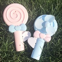 Lollipop Manual Mini Fan, Hand-Pressed Fan, Cute Portable Handheld Fan, Souvenir Mini Fan