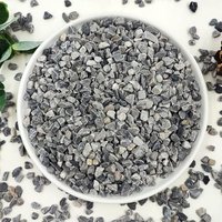 Succulent and Cactus Gravel Pebbles, 1/5 Inch Natural Decorative Polished Stones, Vases, Aquariums, Outdoor Gardening,Grey