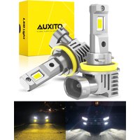 AUXITO 2Pcs H8 H11 LED Canbus No Error Fog Light 9005 HB3 9006 HB4 H9 Car LED Light Headlight Bulb 6500K White 3000K Yellow 12V