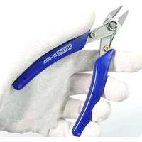 5" Precision Diagonal Pliers Cutting Pliers for Wire Cable Cutter High Hardness HDR 56-58 Electronic Repair Hand Tool