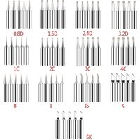 5Pcs 900M-T Soldering Iron Tips IS/I/B/K/SK/2.4D/3.2D/1C/2C/3C/4C Lead-Free Welding Tips Head