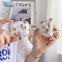 Disney Minnie Mickey Earphone Case Cover for Apple Airpods 4 3 Pro2 Cartoon TPU Wireless Earbuds Charging Box Protective Shell