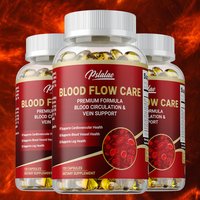 Blood Flow Care Supplement - Supports Leg Veins, Heart, Blood Vessels and Cardiovascular Health, Promotes Blood Circulation