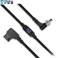 Cables D-tap to DC 12V Cable Right Angle 5.5 2.5mm for Canon C70, Blackmagic Video Assist, Atomos Ninja Shogun, SmallHD Monitor
