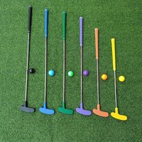 1pcs golf putter one ball , mini golf putter, rubber golf putter,kids putter high-quality materials, rubber head with zinc alloy