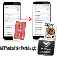 WiFi Mental Reading Magic for Poker Hacker 3.0 Wi-Fi ORACLE By Wenzi Mentalism Magic Trick Props Phone Prediction Effect Stage