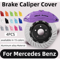 For Mercedes Benz Car Brake Caliper Cover Aluminum Alloy Metal Fit W164 W210 W204 W205 124 211 W220 W163 W209 W212 W202