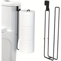 1PCS Wall Mounted Bathroom Kitchen Organizer No Drill Paper Towel Holder Hanging Tissue Rack for Toilet Vanity Storage