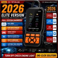 V520 OBD2 Diagnostic Scanner for Cars Auto Code Reader Check Engine Light Reset Tool Live Data Multi-Language Error Scan Tool