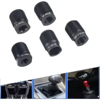 Universal Shift Knob Aluminum Alloy Nut M8x1.25 M10x1.25 M10x1.5 M12X1.25 M14.X1.5 Shift Knob Button Metal Replacement Parts