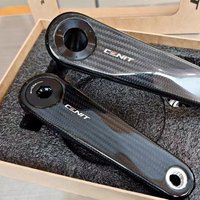 CENIT PT03 Carbon Fiber Road Bike Crankset 24mm Titanium Spindle Ultra Lightweight Power Meter Compatible Bicycle Crank Arm