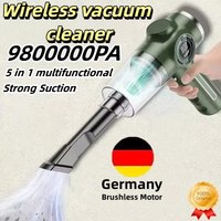 9800000pa Wireless Automobile Handheld Vacuum Cleaner Wet Dry Dual-use High Power Electric Appliance Cleaner Car Home New 2026