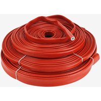 4mm~20mm Hochtemperatur-Feuerhemmendes Glasfaserrohr Silikonharz-Beschichtetes Glasfaser-Ummantelungsrohr Feuerfestes Kabelschutzrohr