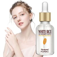 White Rice Face Serum Shrink Pores Moisturizing Elastic Skin Cream Smooth Wrinkles Younger for Glowing Skin Firm Care Essence