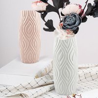 Shatterproof Plastic Vase For Home Decor Nordic Flower Pot Home Living Room Decoration Flower Vase For Flowers Home Decoration