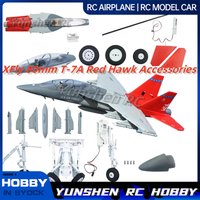 Xfly 80mm T-7a Red Hawk Accessories Body Main Wings Vertical Tail Missile Fuel Tank Landing Gear Cockpit Tires Head Cover