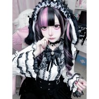 Kawaii Japanese Jirai Kei Mass-produced Style Y2K Women's Long Sleeve Blouse Sweet Lolita Puff Juliet Sleeves Lace Bow Elegant