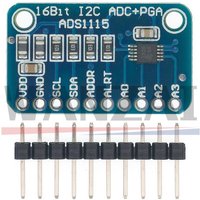 16 Bit I2C ADS1115 Module ADC 4 Channel With Pro Gain Amplifier RPi Development Board