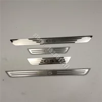 for Citroen C5 AIRCROSS 2017 2018~2022 Door Sill Scuff Plate Guard Stainless Steel Kick Pedal Sticker Car Styling Accessories