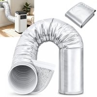 Heat Insulation Dustproof AC Exhaust Pipe Sleeve 5-5.9 Inch Air Conditioning Hose Protective Cover for Home Daily Use