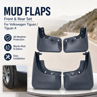 Mud Flaps For Volkswagen Tiguan/Tiguan X All-Weather Front Rear Replacement Parts Easy Installation Splash Guards