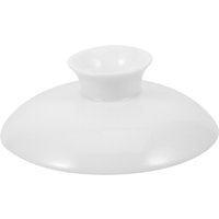 Reusable Ceramic Tea Cup Lid White 3 Inch Round Universal Mug Cover Heat Retention Lid for Hot Cold Coffee Cup Cover