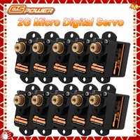 DSPOWER 2G Micro Digital Servo Metal Gear JR Plug for RC Mini Car Plane Fixed-wing Helicopter Airplane Boat Duct Robot Toy
