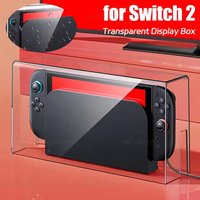 Dustproof Protective Case Suitable for Nintendo Switch 2 Console Transparent Acrylic Dock Dust Cover For NS Switch 2 Accessories