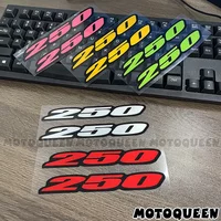 2PCS/SET Vibrant Multi-Color 250 Number Sticker (Pink/Yellow/Green/White/Red) Waterproof Self-Adhesive Car Motorcycle Decor