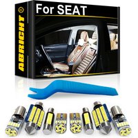 ABRIGHT Car Interior LED Light For SEAT Ibiza Leon MK 2 3 4 5 Alhambra Altea Arona Ateca Exeo Tarraco Toledo Accessories Canbus