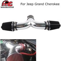Kit d'admission d'air froid, filtre double pour 00-02 Dodge Durango 3,7l V6/4,7l V8 pour JEEP Grand Cherokee 99-04 4,7l V8