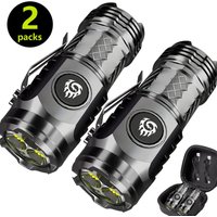 Super Bright MINI LED Flashlight USB Rechargeable Fishing Lantern Torch Powerful 3 Lighting Mode Outdoors Emergency Camping Lamp