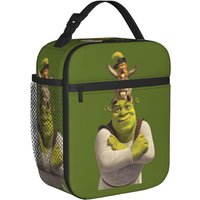 Shreks Insulated Lunch Bag Large Meal Container Cooler Bag Lunch Box Tote Work Travel Girl Boy
