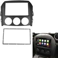 2 Din Car Radio Fascia For Mazda MX-5 MX5 Miata DVD Stereo Frame Plate Adapter Mounting Dash Installation Bezel Trim Kit