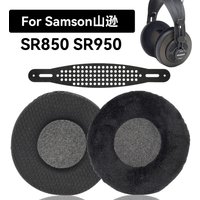 Velour Earpads For Samson SR850 SR950 Headpohone Replacement Headset Ear Pad