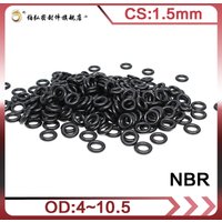 50PCS/lot Nitrile Rubber O-Ring Black NBR Sealing CS1.5mm OD4/4.5/5/5.5/6/6.5/7/7.5/8/8.5/9/9.5/10/10.5 O-Ring Seal Gasket-.