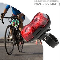 AliExpress Long Lasting AAA Battery Powered Bike Tail Light Red LED Rear Light for Mountain Bikes Horizontal/Vertical Mount