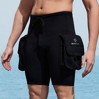 3MM Diving Pants With Double Pockets Cold Resistant Warm Technology Diving Shorts Rafting Swimming Snorkeling Surfing Equipment
