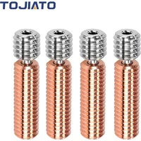 E3D V6 Titanium Alloy Copper Bi-metal Throat Heatbreak Throat For E3D V6 HOTEND Heater Block For CR10S CR6 SE 3D Printer Parts